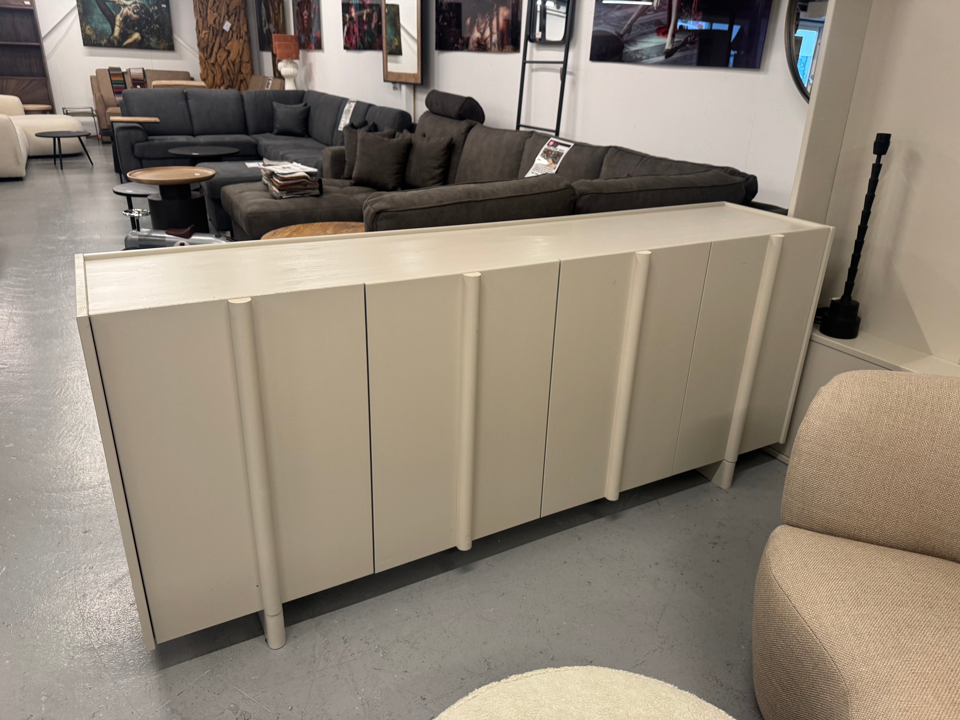 Basu dressoir van Woood kleur mist 200cm