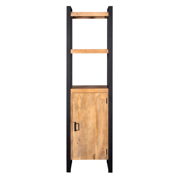 Vakkenkast boeken Urban met deur 55cm