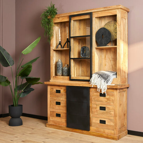 Vitrinekast Elvis 160cm