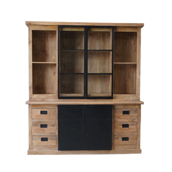 Vitrinekast Elvis 200cm