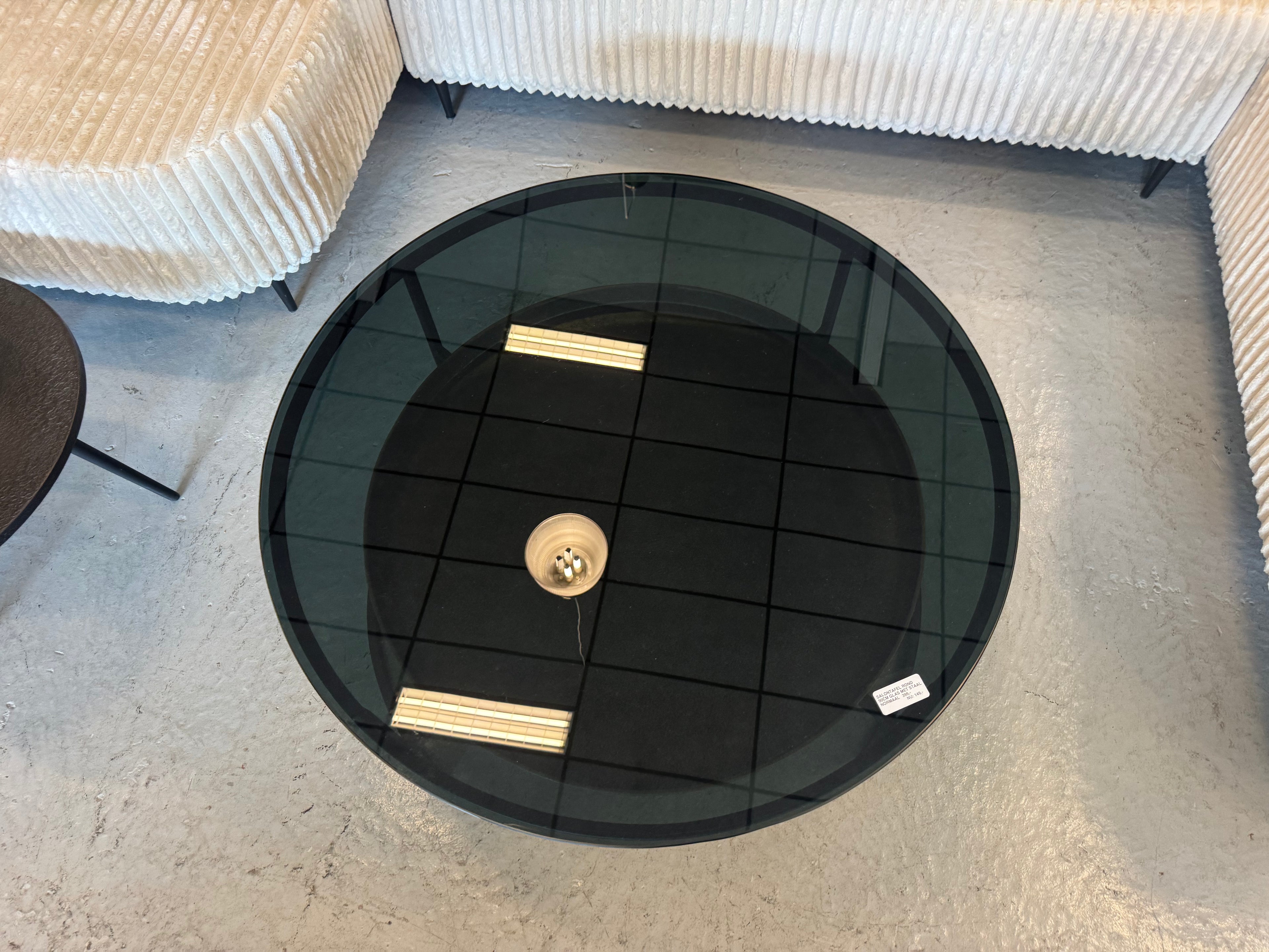 Salontafel Light and Living glas met metaal