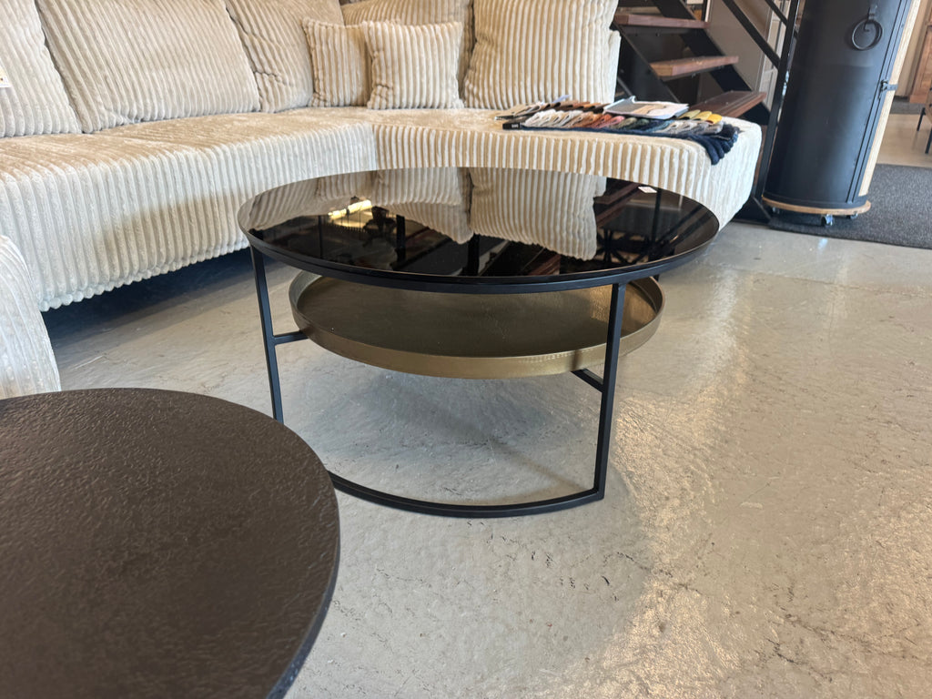 Salontafel Light and Living glas met metaal