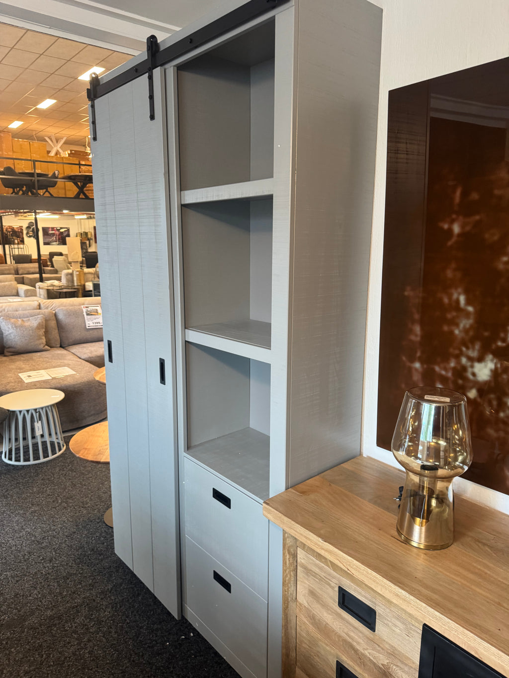 VT wonen kast Barn soap grey