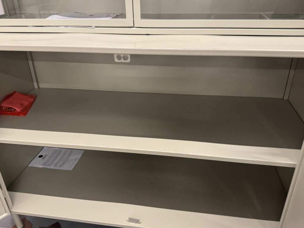 BePureHome unlock metalen vitrinekast  greige