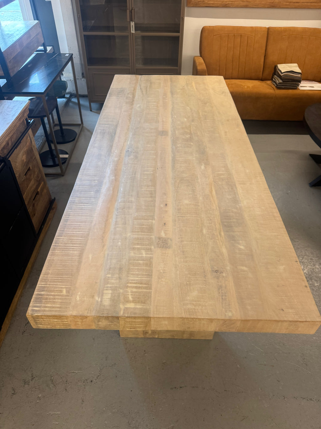 Boomstamtafel mango hout 8cm dik