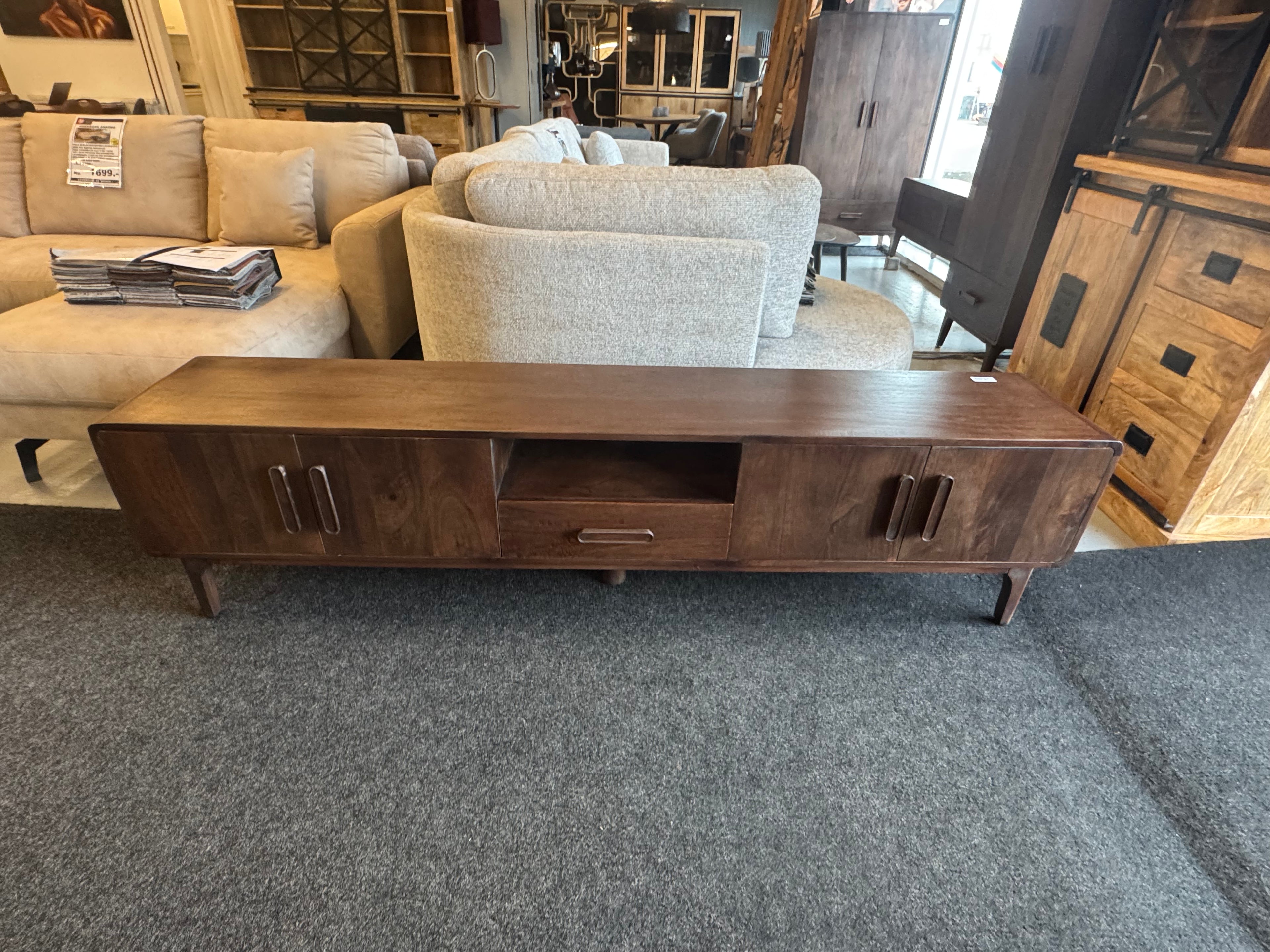 Liya trend tv meubel Woood 200cm