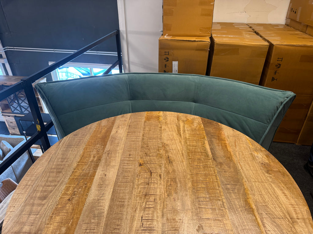 Eettafelbank voor een ronde eettafel 200cm breed