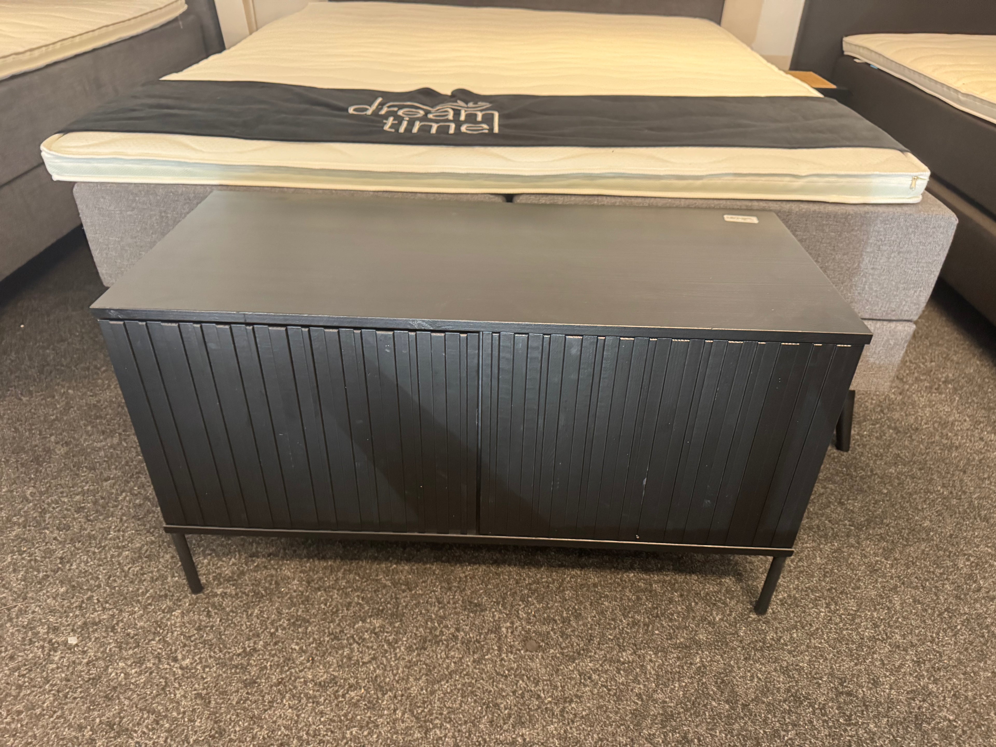 Woood new gravure TV meubel 100cm zwart