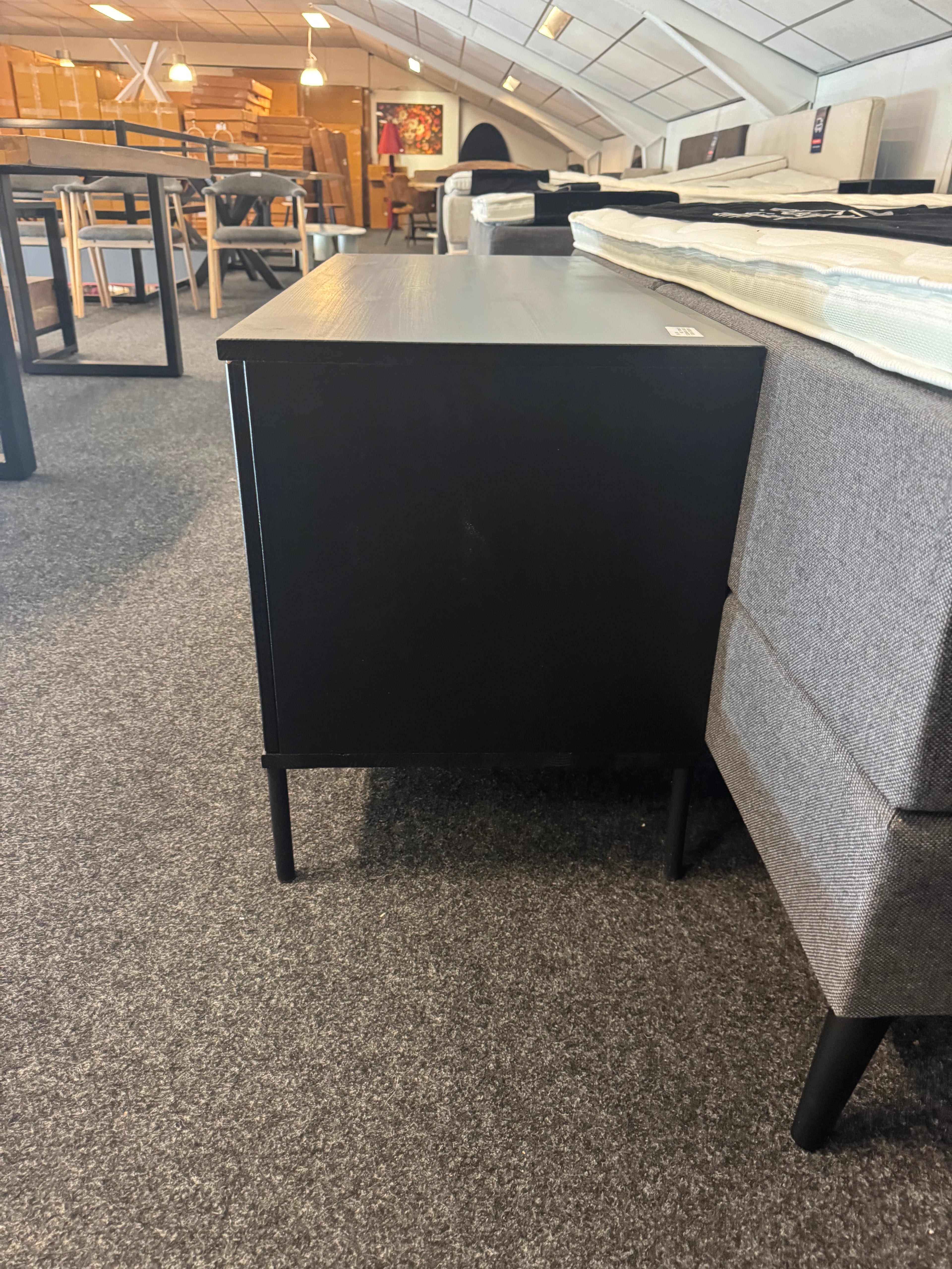 Woood new gravure TV meubel 100cm zwart