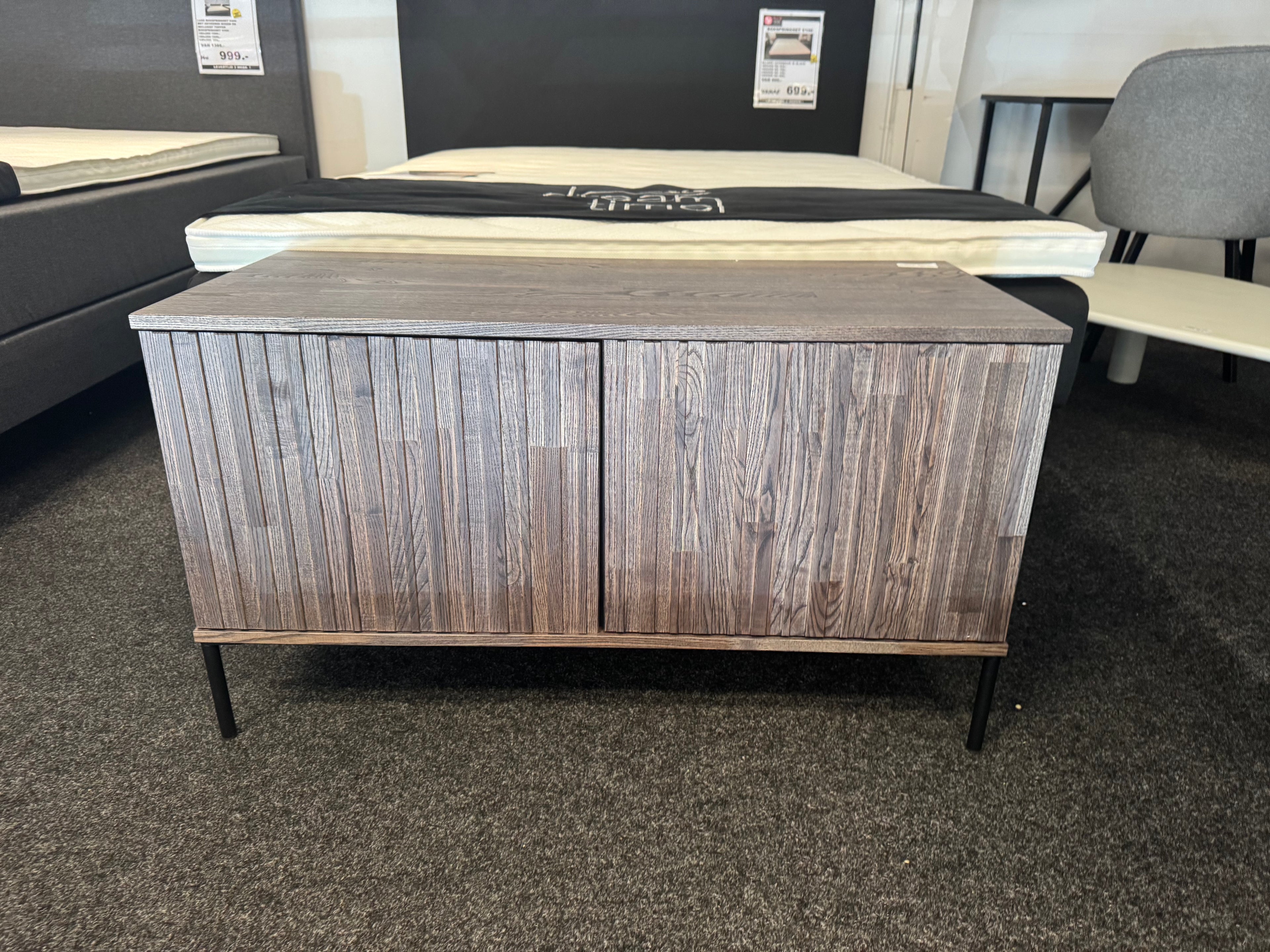 Woood new gravure TV meubel 100cm espresso