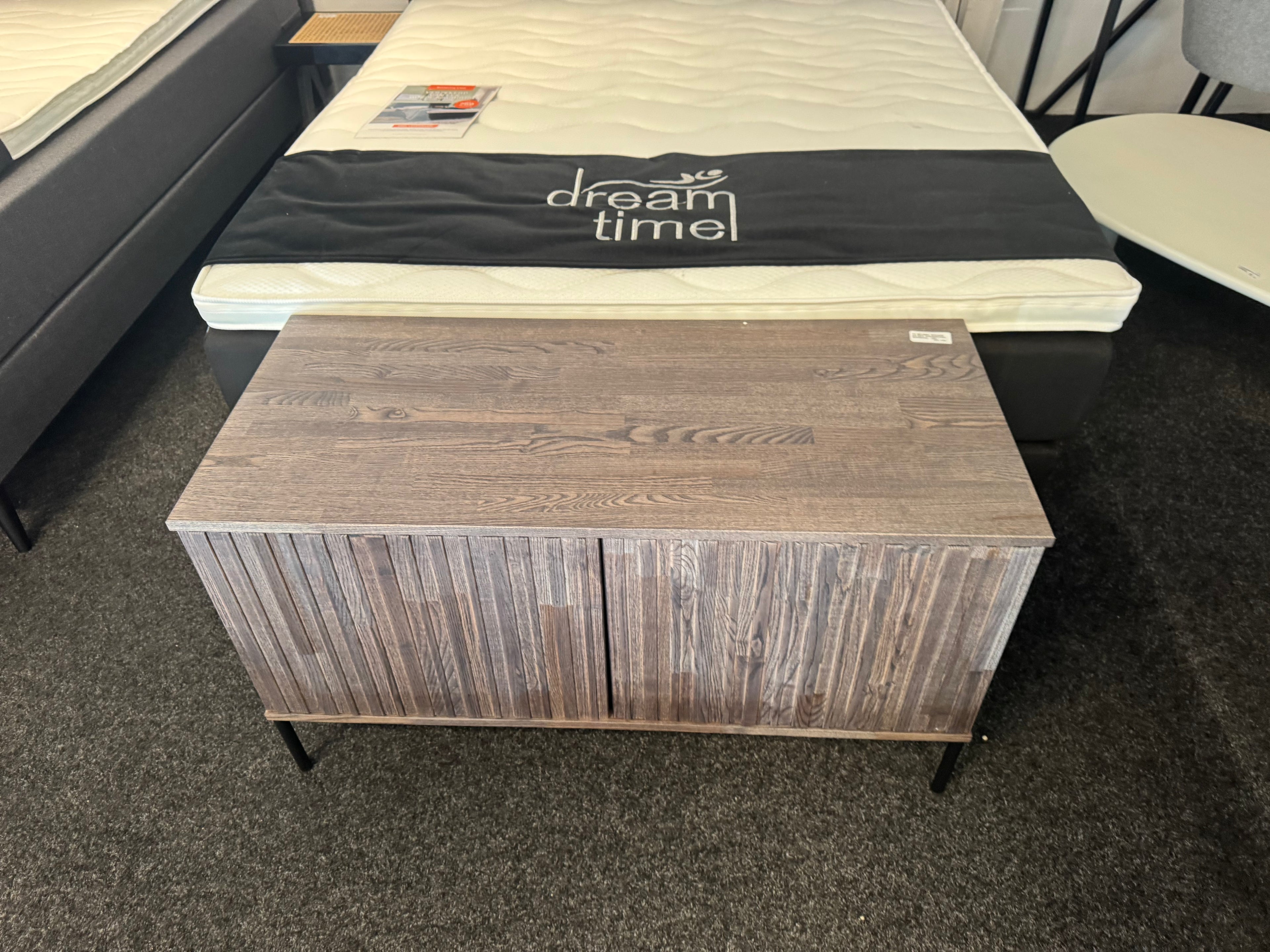 Woood new gravure TV meubel 100cm espresso