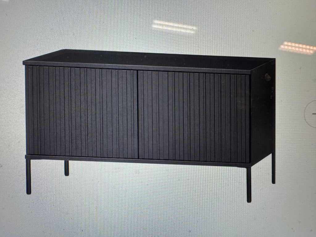 Woood new gravure TV meubel 100cm zwart