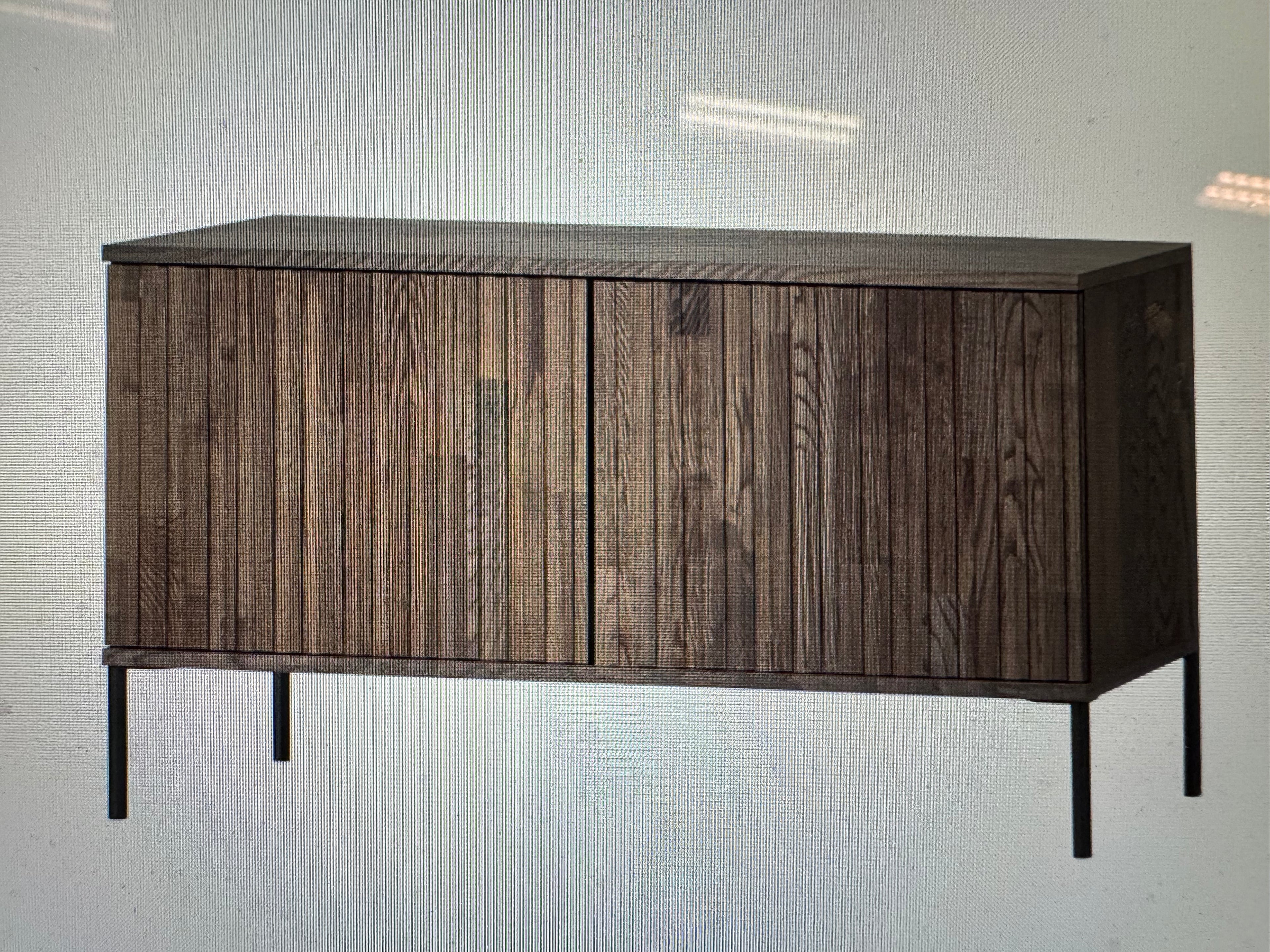 Woood new gravure TV meubel 100cm espresso