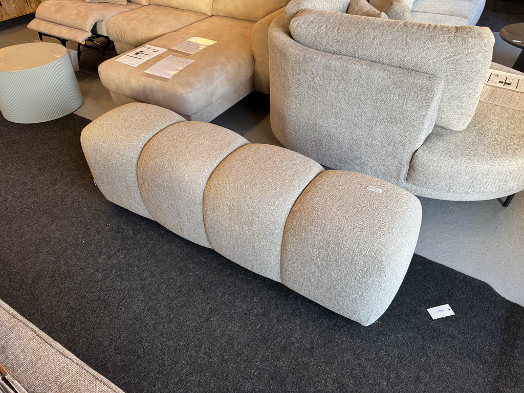 Mojo hocker / bank van Woood  beige melange