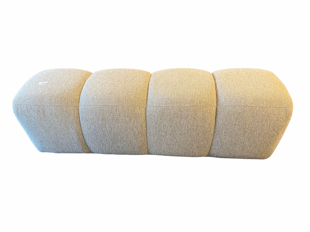 Mojo hocker / bank van Woood  beige melange