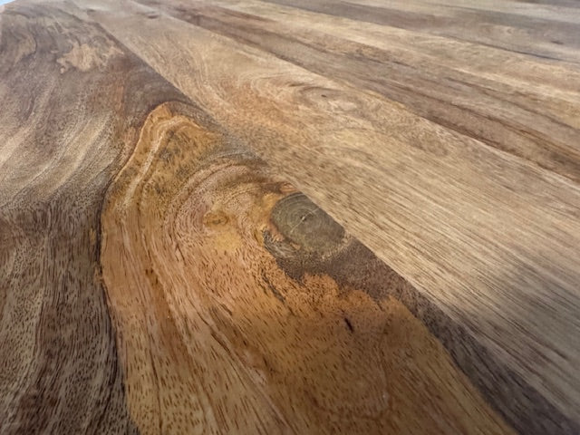 Eettafel Ovaal Kolompoot 180 cm Naturel