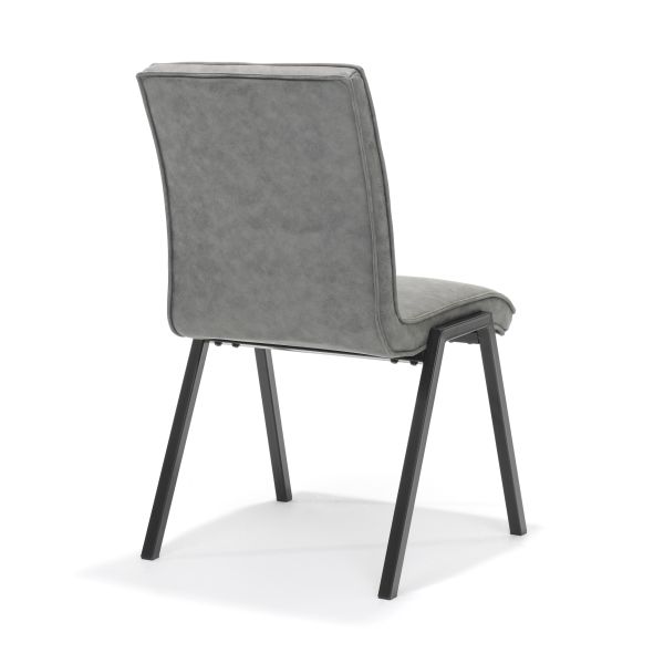 Stoel eetkamer zonder armleuning Midas Soft Steel