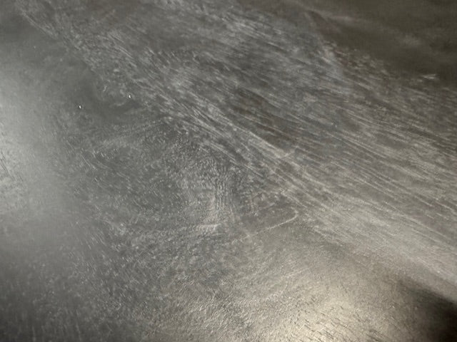 Eettafel Ovaal Kolompoot 180 cm Zwart