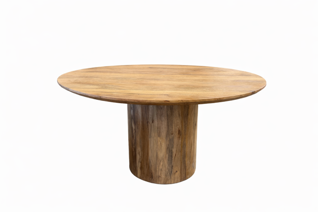 Eettafel Rond Kolompoot 180cm Naturel